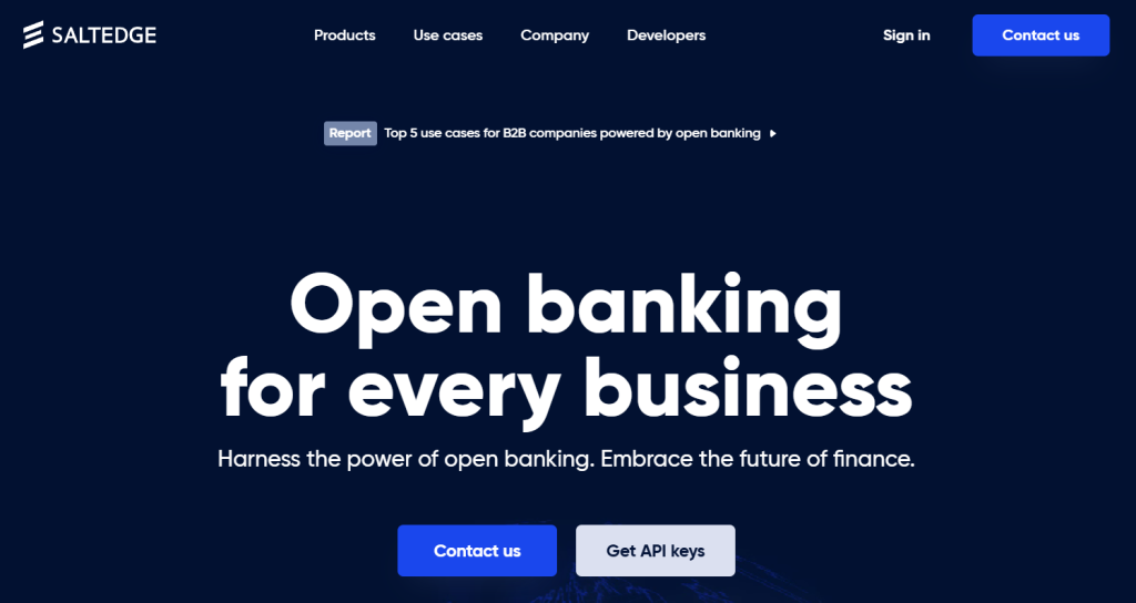 Best Saltedge Alternative in 2025: Finding the Right Open Banking Provider 2 Screenshot 2025 02 27 014123