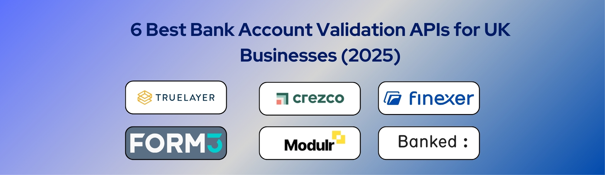 6 Best Bank Account Validation APIs That Prevent Payment Errors