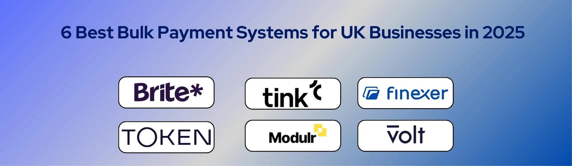 6 Best Bulk Payment Systems for UK Businesses in 2025