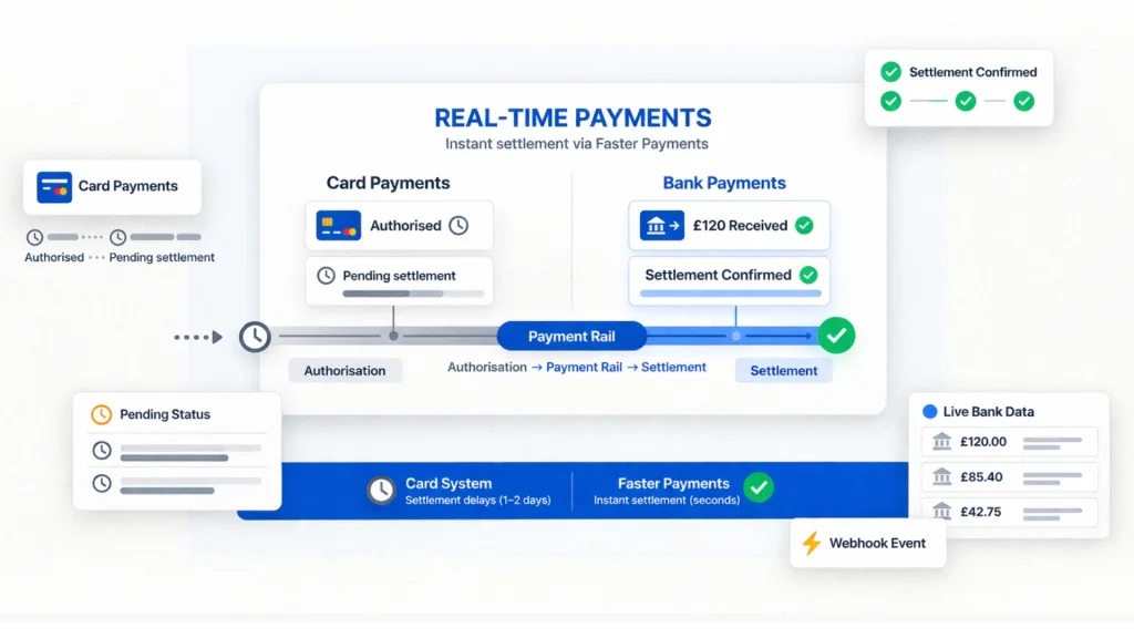 Real Time Payments UK: Why Platforms Are Moving from Card Settlement to Instant Bank Transfers 3 What Are Real Time Payments in the UK?