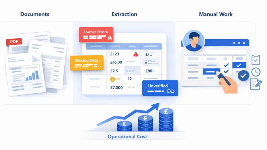 Why Does Financial Data Extraction From Documents Fail at Scale