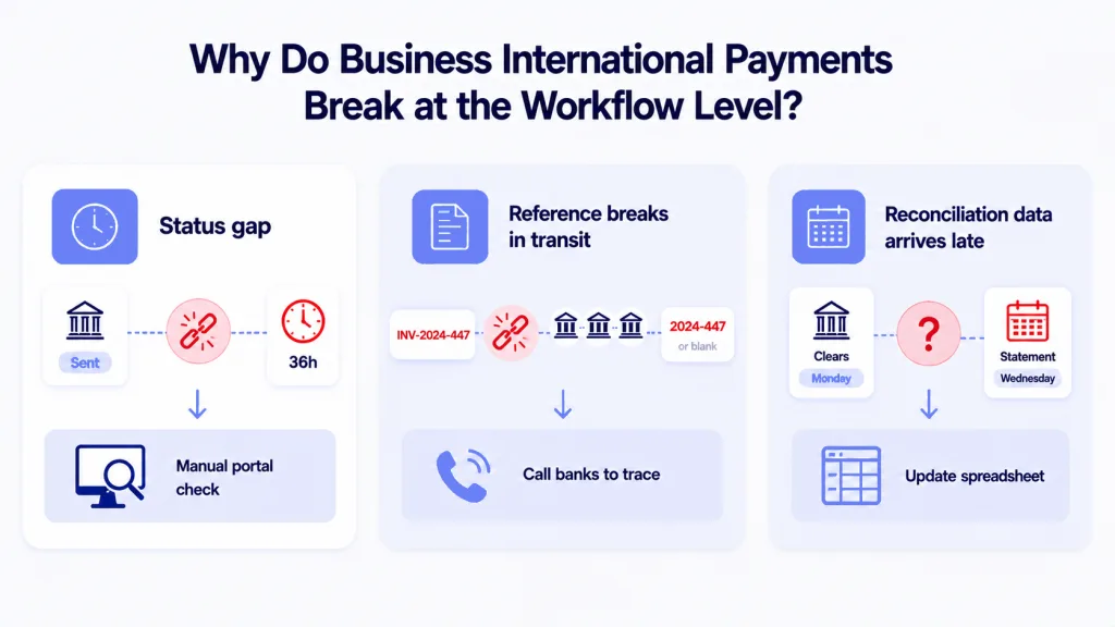 Why Do Business International Payments Break at the Workflow Level