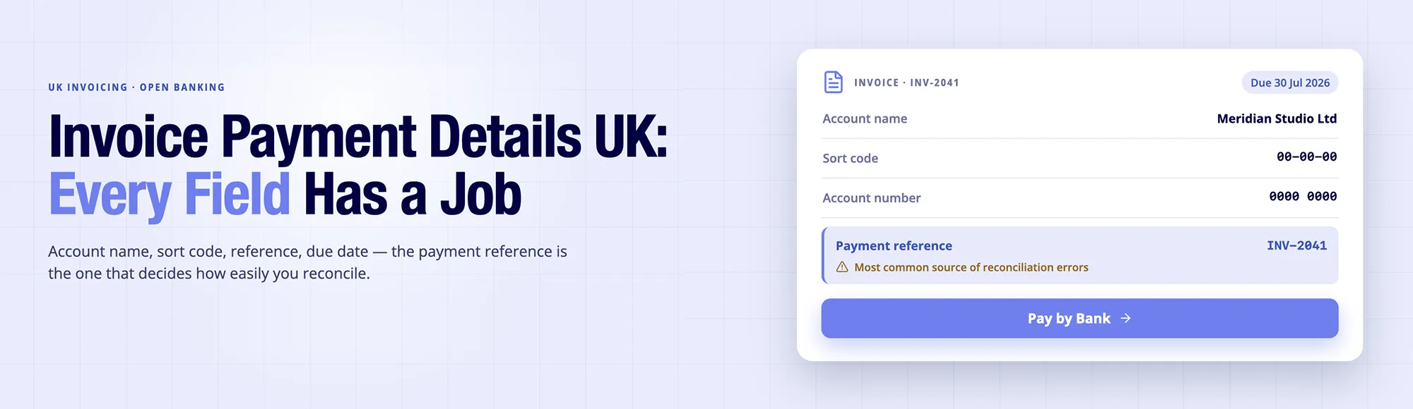 Invoice Payment Details UK: What Every Invoice Must Include 10 Invoice Payment Details UK: What Every Invoice Must Include